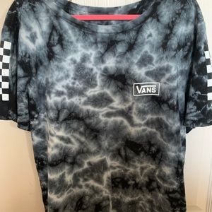 Tye Dye Grey Vans T-shirt